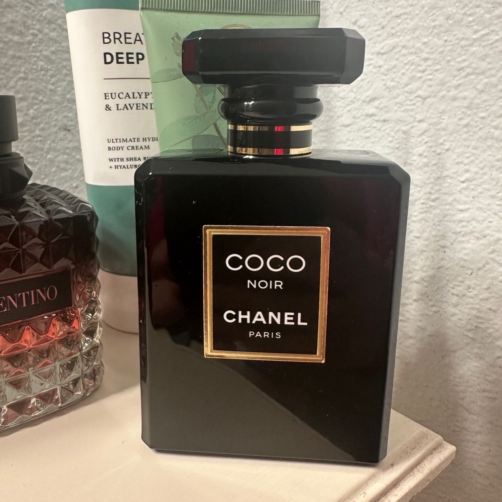 Chanel Coco Noir perfume. 3.4oz
Used once. 
Just about a full bottle.
